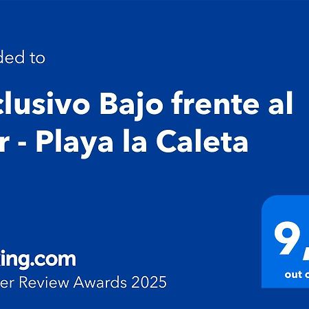 Apartament Exclusivo Bajo Frente Al Mar - Playa La Caleta Malaga Zewnętrze zdjęcie