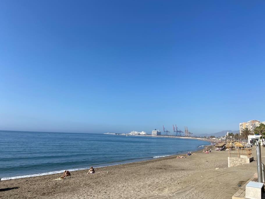 Apartament Exclusivo Bajo Frente Al Mar - Playa La Caleta Malaga Zewnętrze zdjęcie